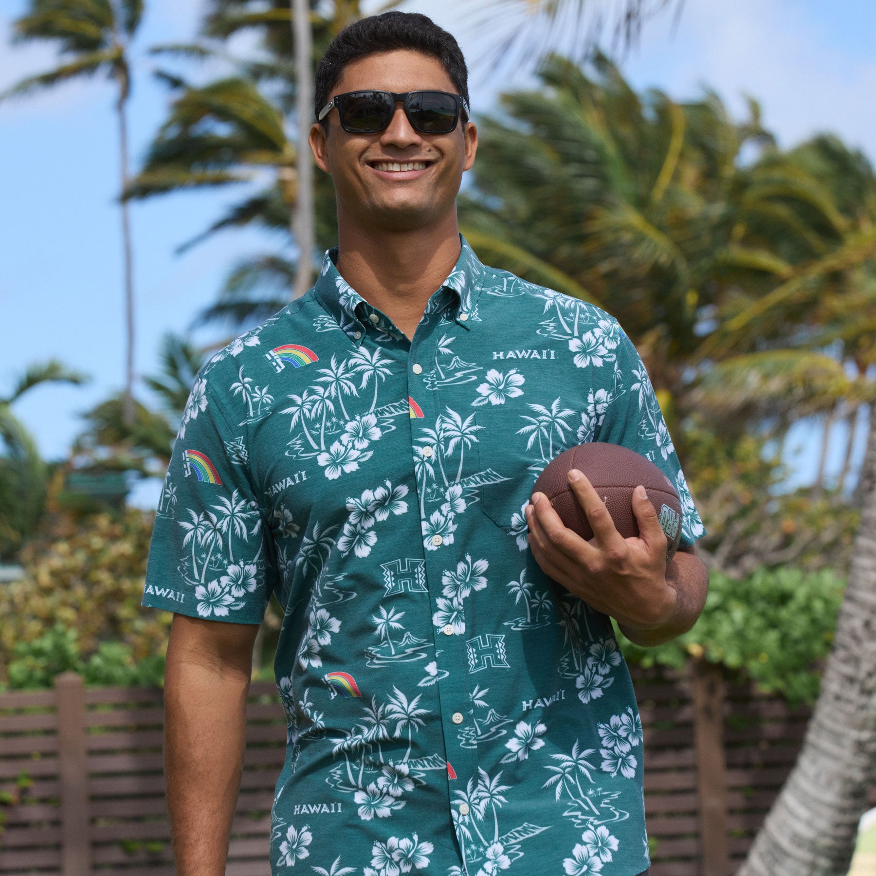 UNIVERSITY OF HAWAI'I GAME DAY PERFORMANCE BUTTON FRONT – Reyn Spooner