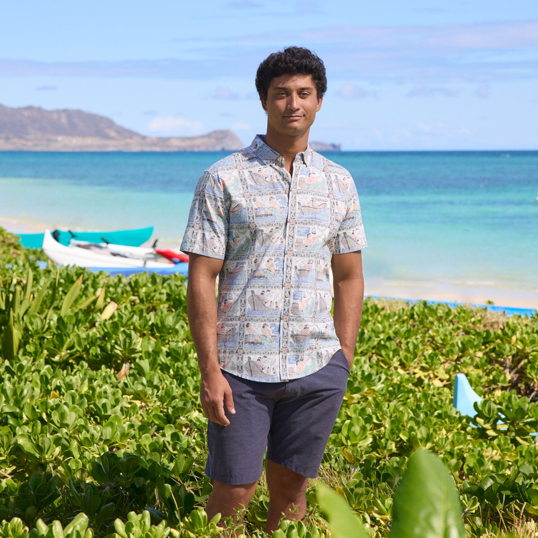 SASHIMI MARU MEN'S ALOHA SHIRT | Reyn Spooner