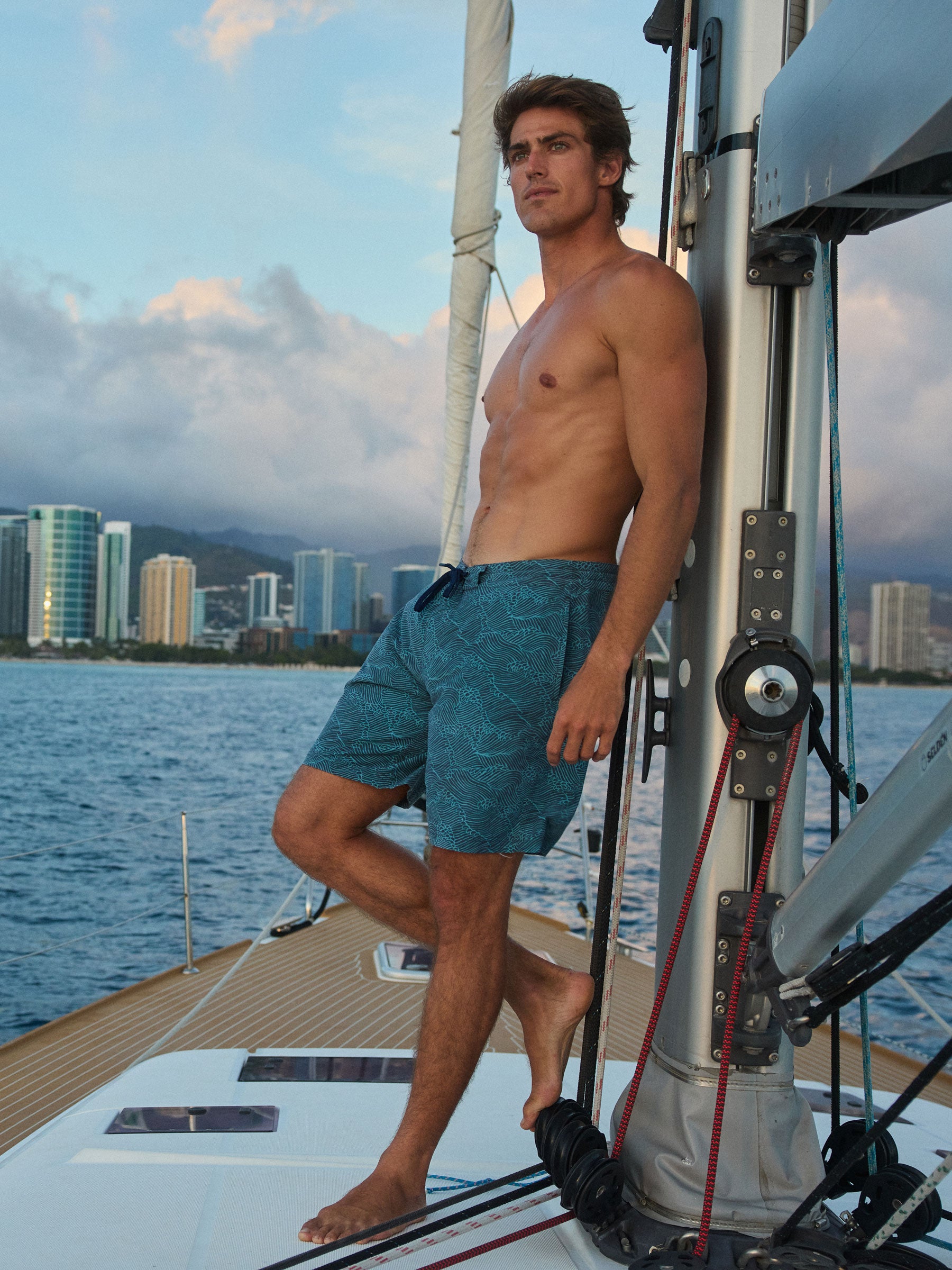 MOLOKAI CHANNEL ECO BOARD SHORTS | Reyn Spooner