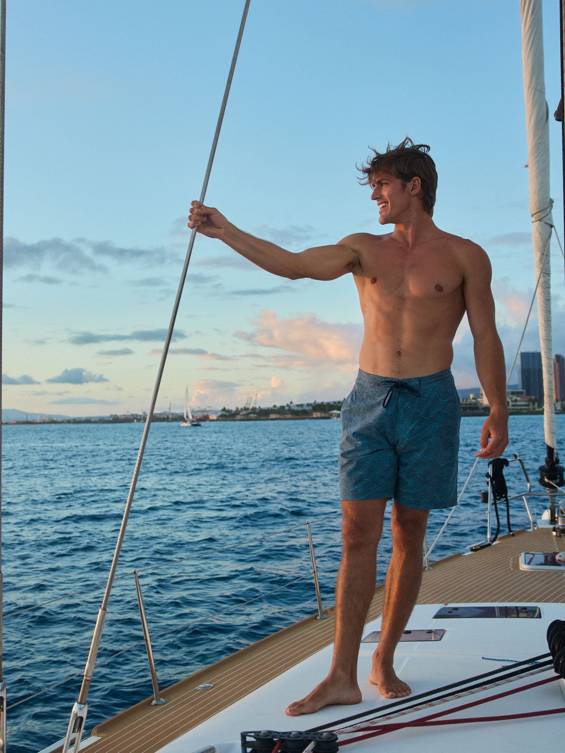 MOLOKAI CHANNEL ECO BOARD SHORTS | Reyn Spooner