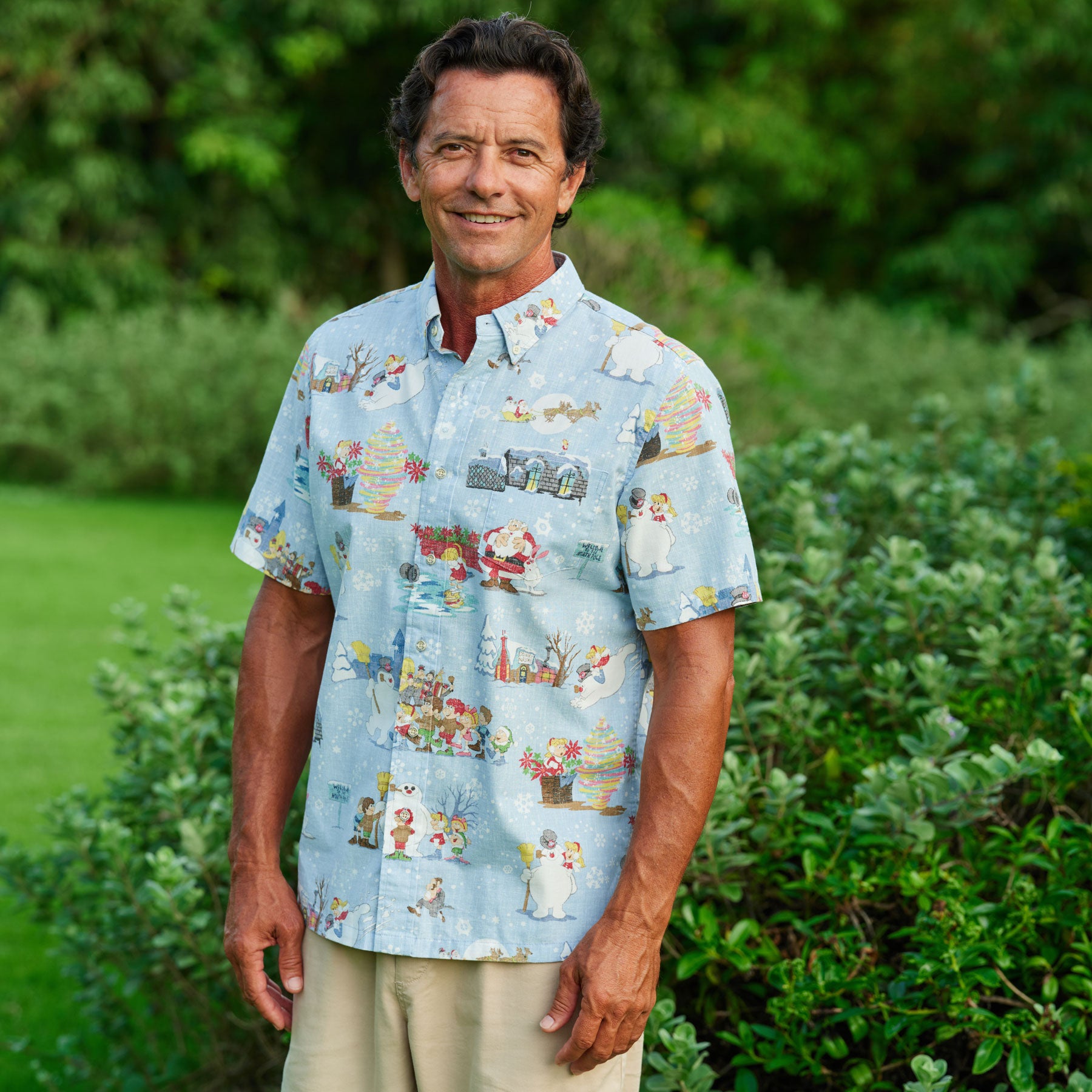 FROSTY THE SNOWMAN™ MEN'S SHIRT | Reyn Spooner