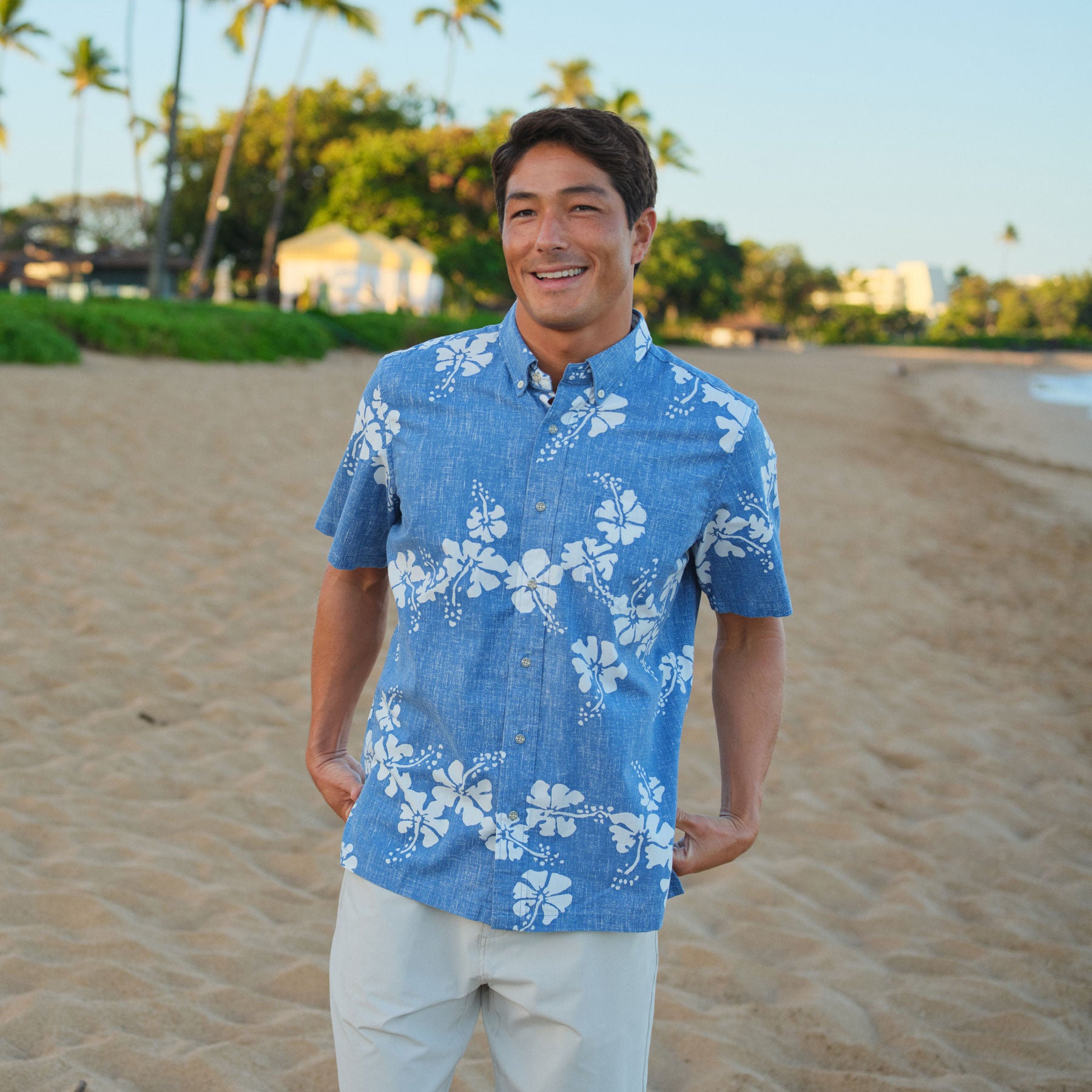 50TH STATE FLOWER | Reyn Spooner Men's Aloha Shirt
