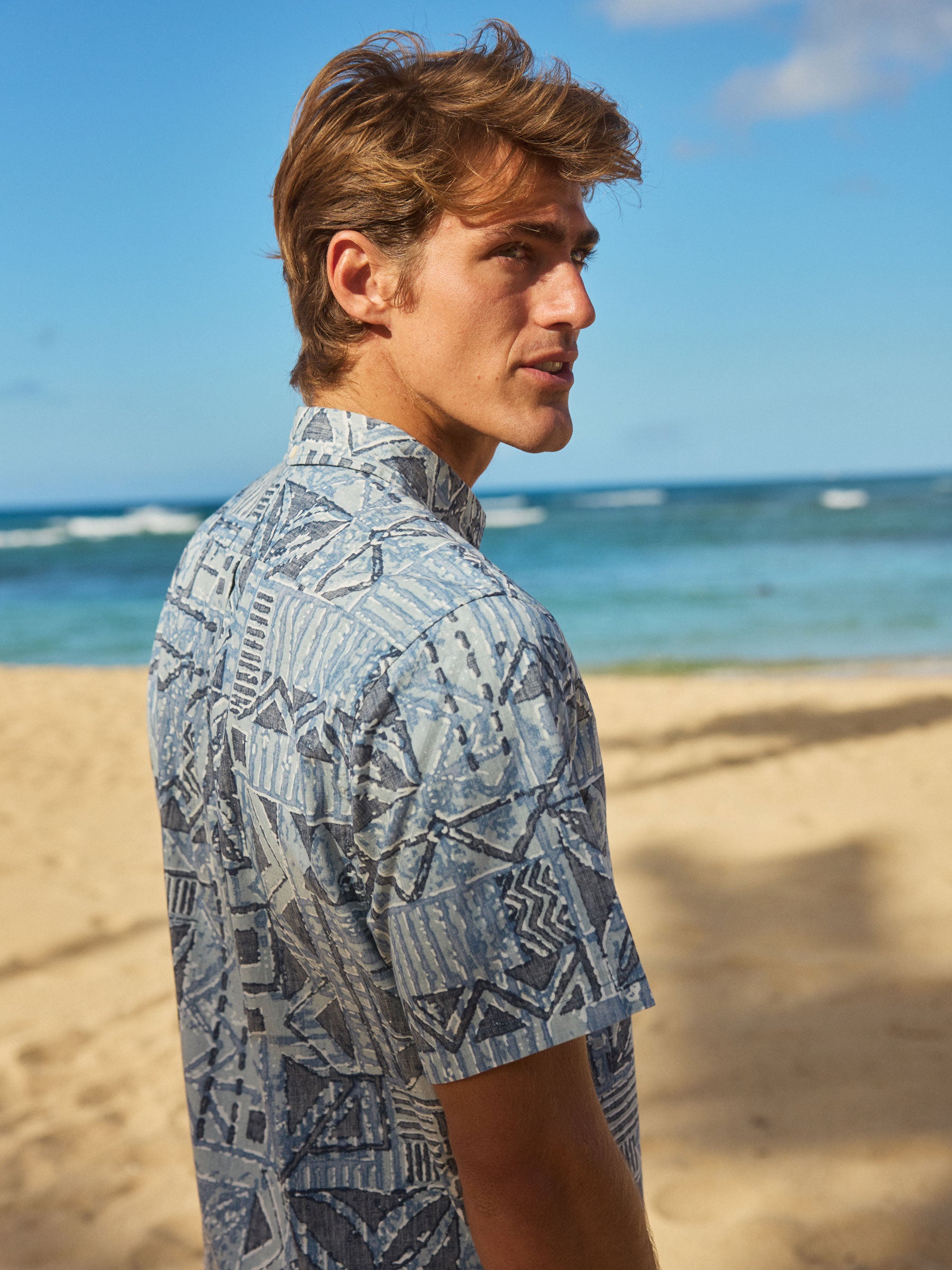 HAWAIIAN TAPA MEN'S ALOHA SHIRT | Reyn Spooner