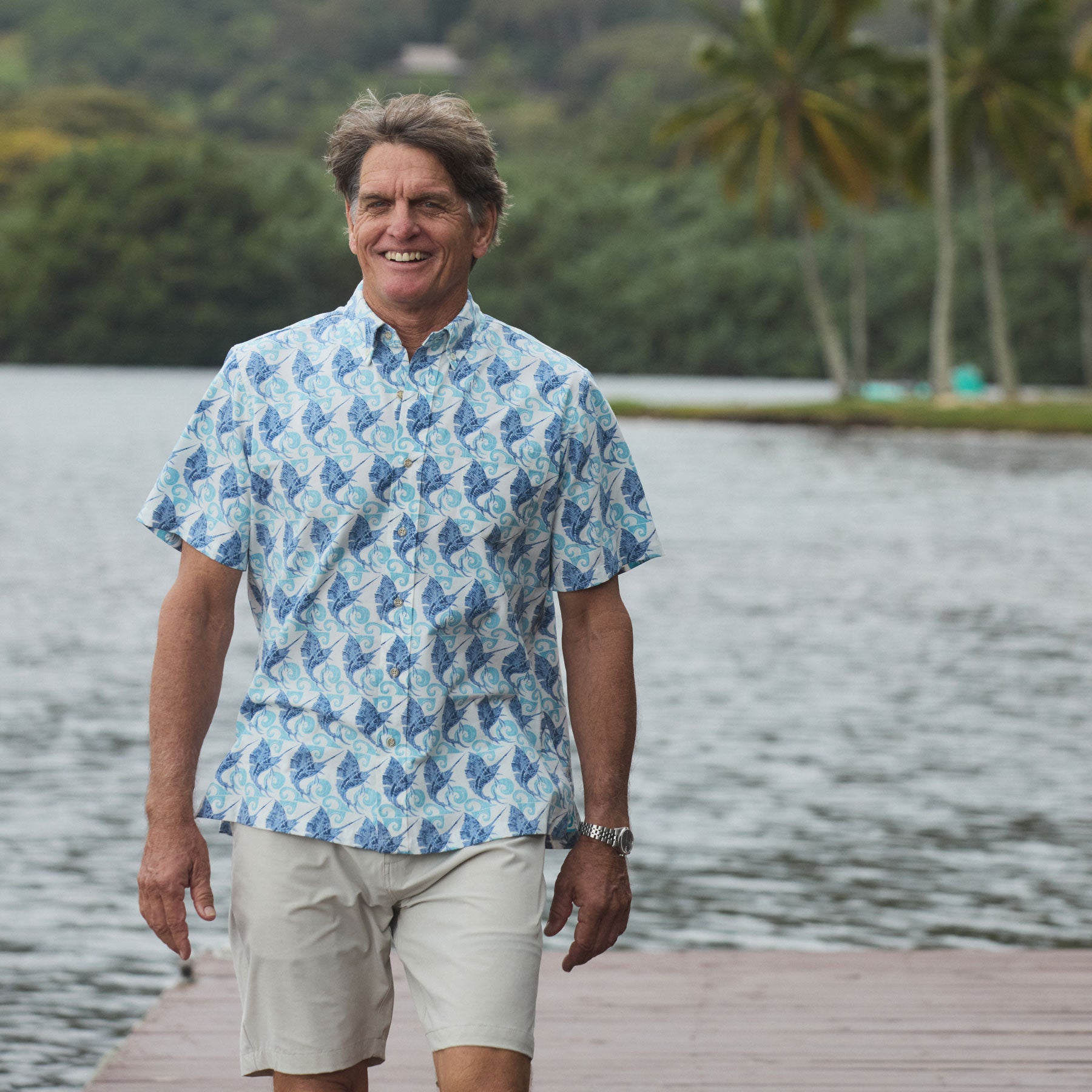 SPEEDY SWORDS MEN'S ALOHA SHIRT | Reyn Spooner