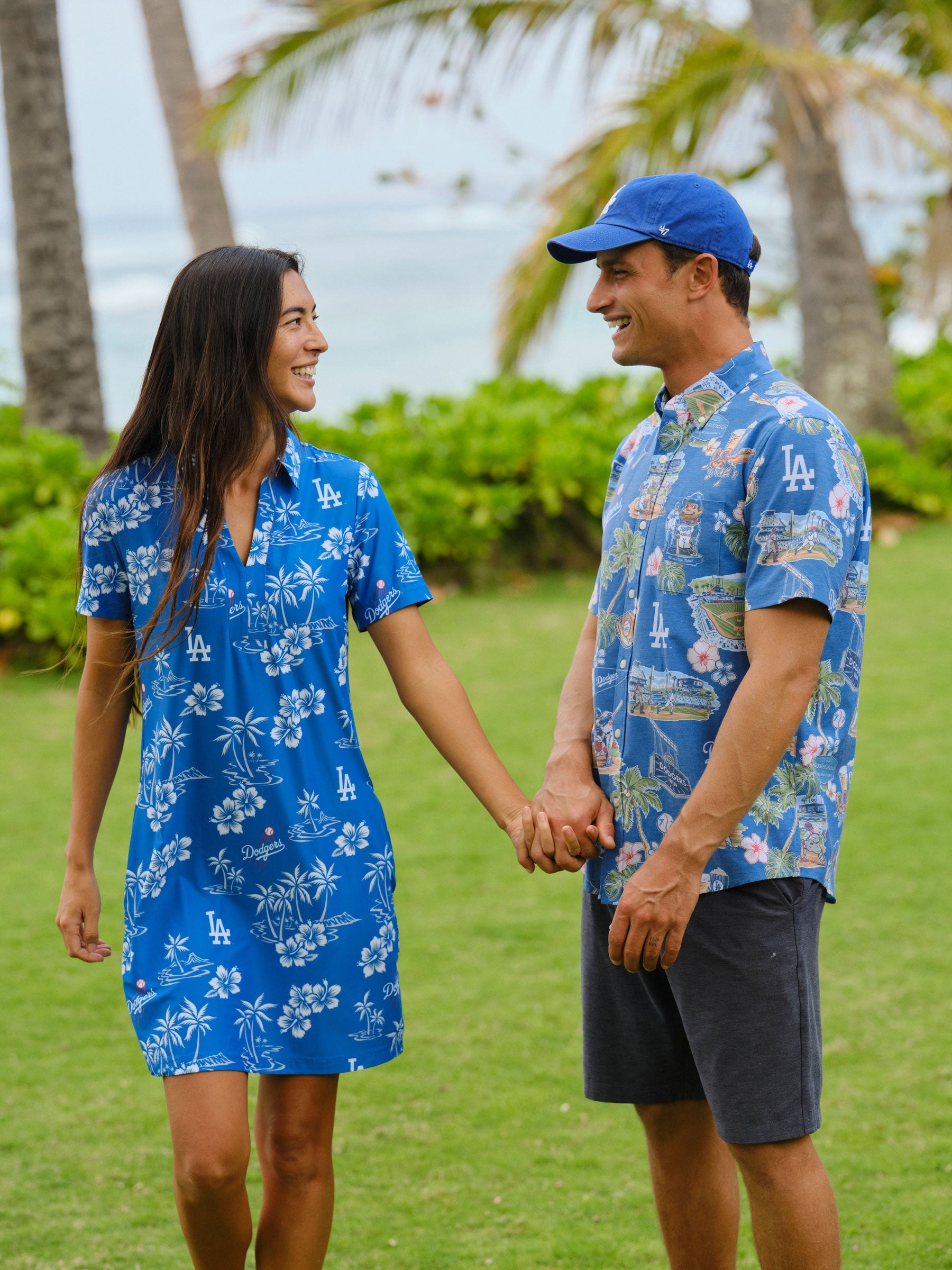 Reyn Spooner LA Dodgers アロハシャツ M MLB® LOS ANGELES DODGERS SCENIC PERFORMANCE ALOHA SHIRT – Reyn Spooner