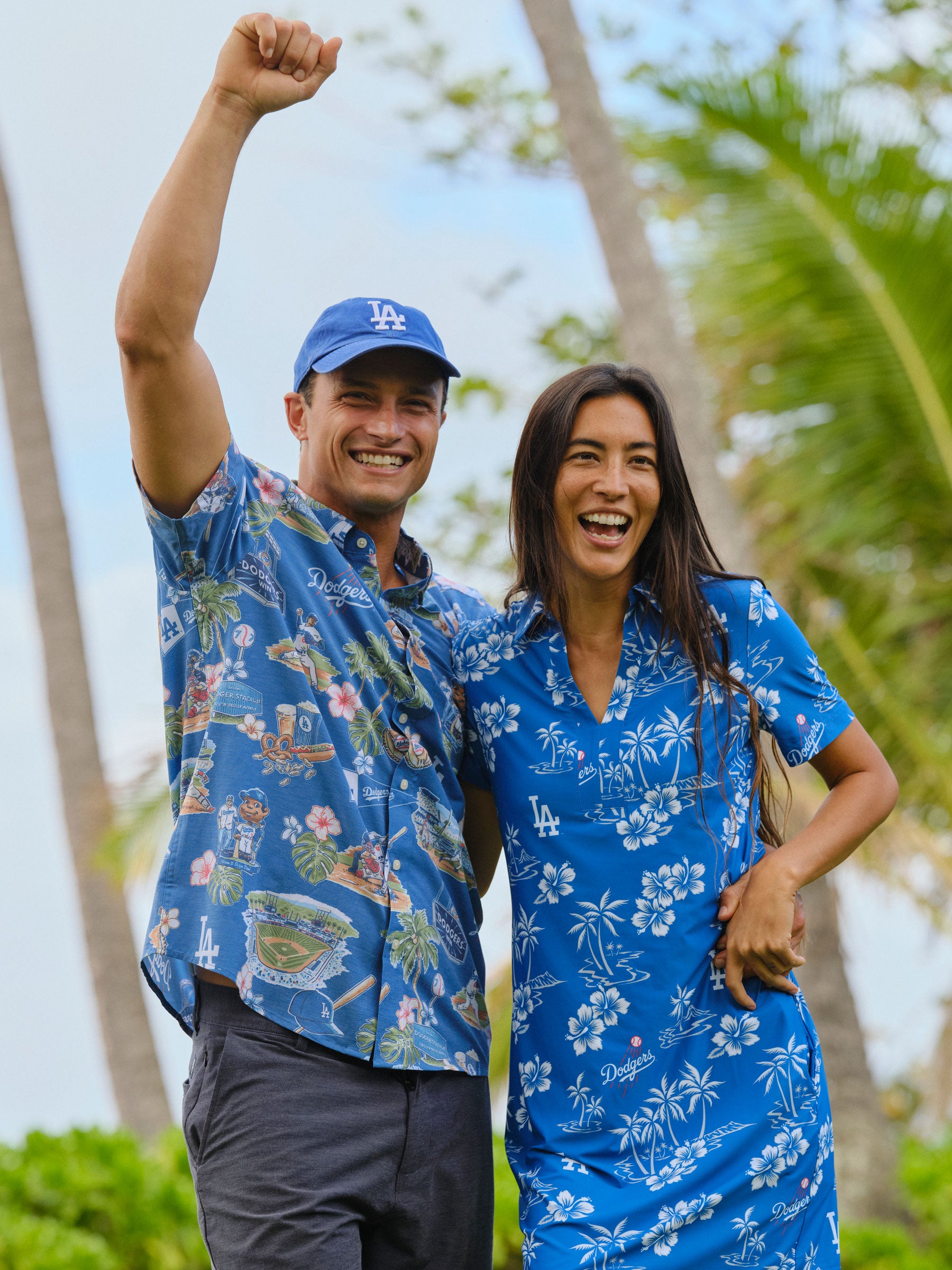 MLB® LOS ANGELES DODGERS SCENIC PERFORMANCE ALOHA SHIRT – Reyn Spooner MLB® LOS ANGELES DODGERS SCENIC PERFORMANCE ALOHA SHIRT – Reyn Spooner