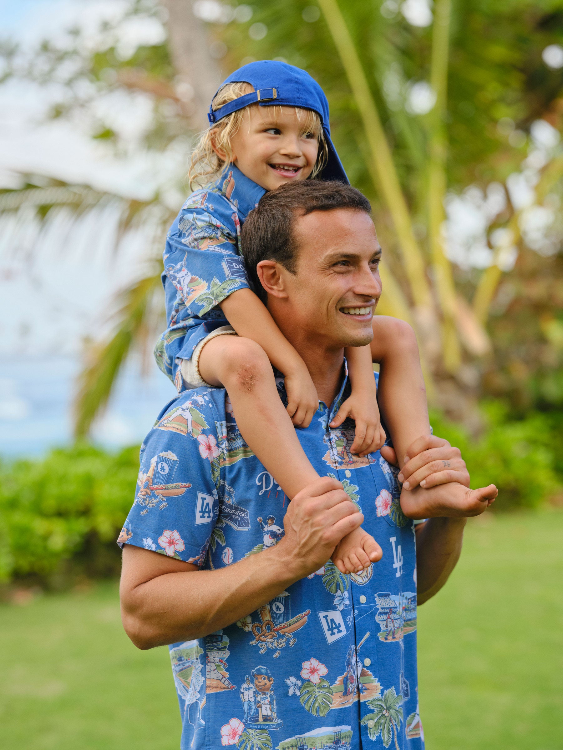 MLB® LOS ANGELES DODGERS SCENIC PERFORMANCE ALOHA SHIRT – Reyn Spooner