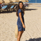 Reyn Spooner ANUENUE FALLS DREW DRESS in DRESS BLUES