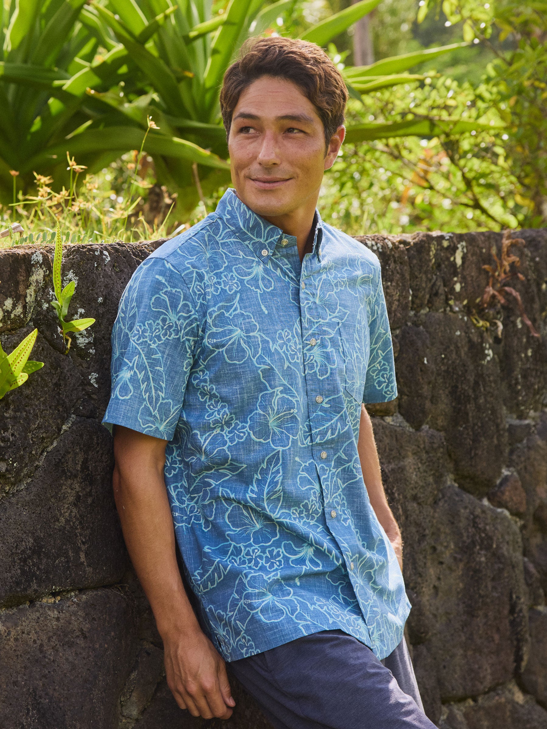 LEI LOW MEN'S ALOHA SHIRT