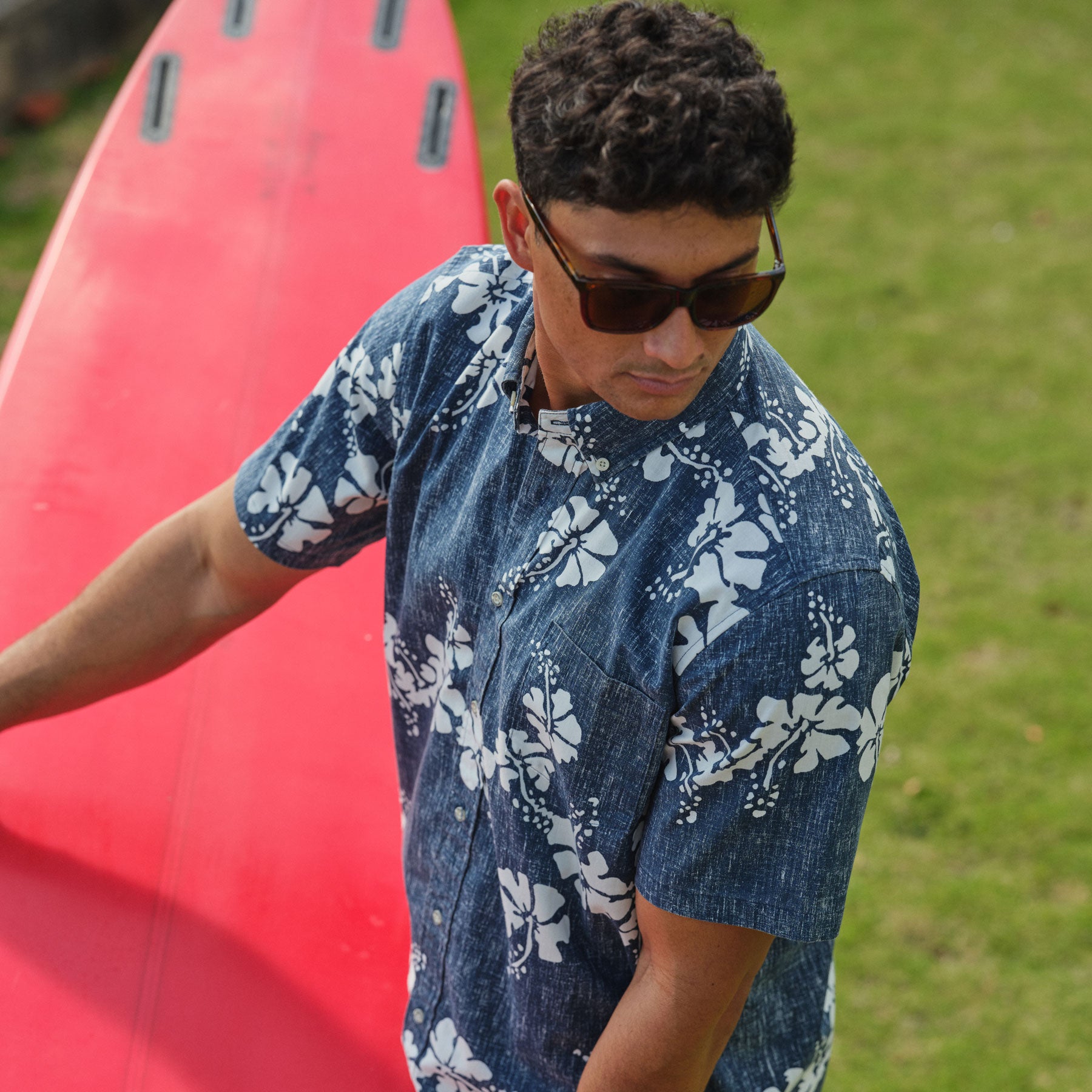 50TH STATE FLOWER | Reyn Spooner Men's Aloha Shirt