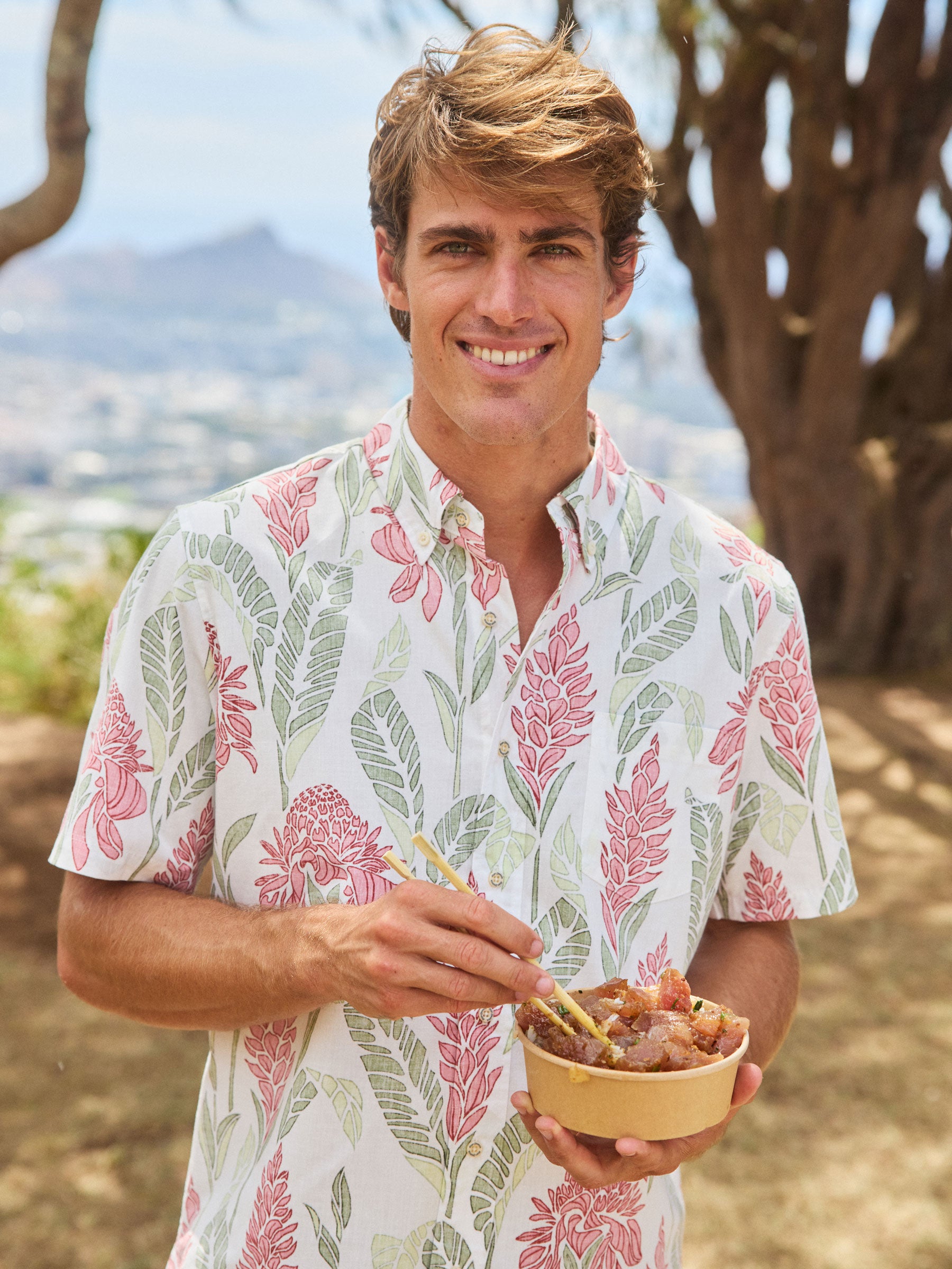 GINGER BURST MEN'S SHIRT | Reyn Spooner