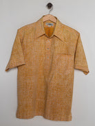 Reyn Spooner 1973 PIKAKI ALOHA SHIRT in GOLD