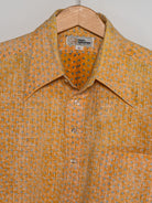Reyn Spooner 1973 PIKAKI ALOHA SHIRT in GOLD
