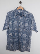 Reyn Spooner 1968 LAHAINA SAILOR ALOHA SHIRT in DENIM