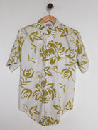 Reyn Spooner 1962 CLASSIC PAREAU ALOHA SHIRT in WHITE