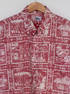 Reyn Spooner 1989 SPOONER SPORTSMAN ALOHA SHIRT in RED