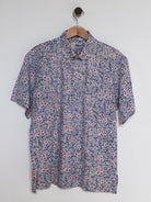 Reyn Spooner EARLY 1980s COUNTRY BISCUS ALOHA SHIRT in NAVY