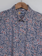 Reyn Spooner EARLY 1980s COUNTRY BISCUS ALOHA SHIRT in NAVY