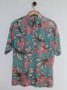 Reyn Spooner 1987 PUAKO ALOHA SHIRT in AQUA