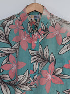 Reyn Spooner 1987 PUAKO ALOHA SHIRT in AQUA