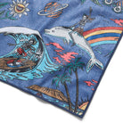 Reyn Spooner SLOWTIDE GRATEFUL DEAD "FAR OUT" TOWEL in BLUE HORIZON