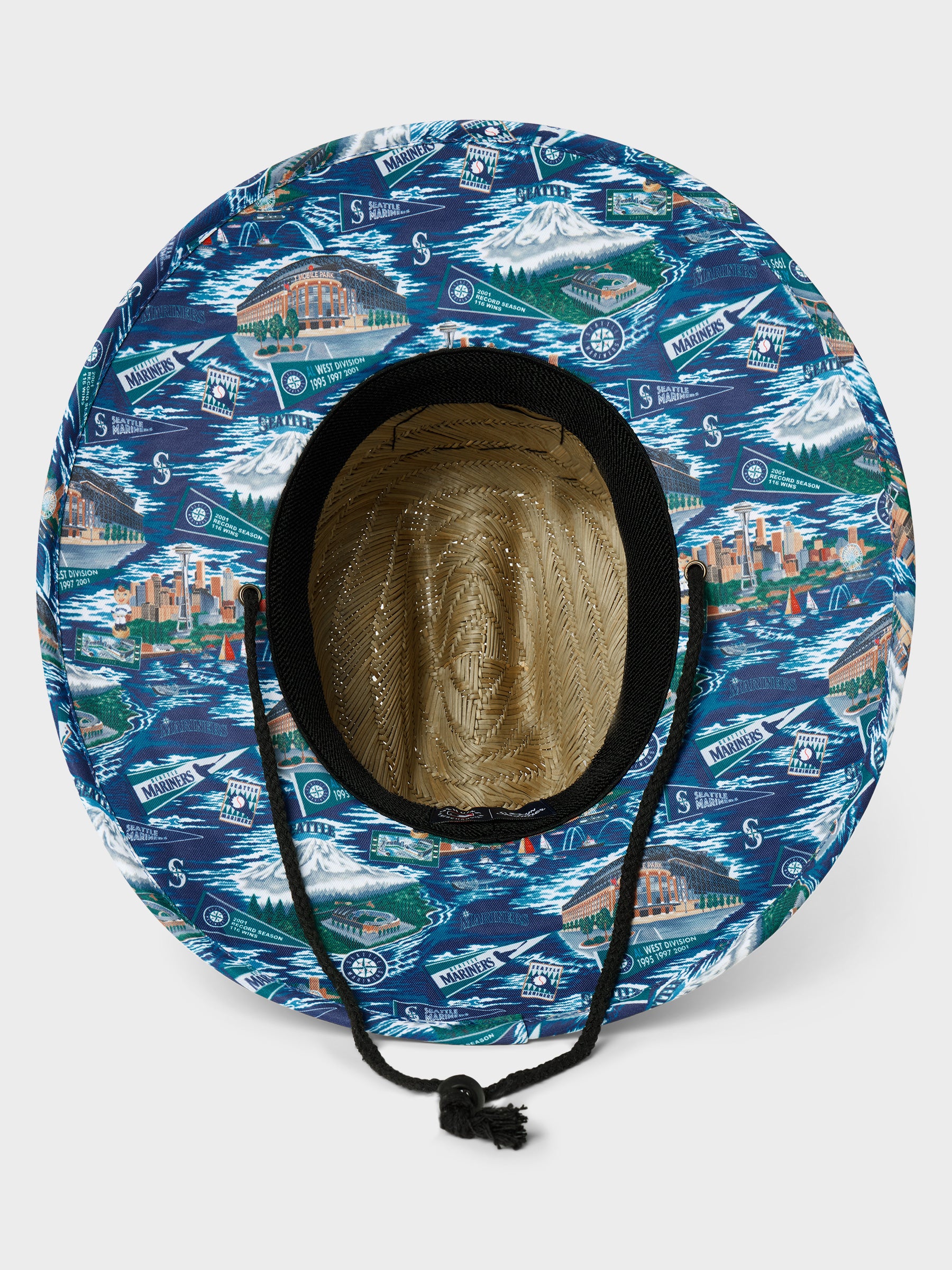 Reyn Spooner MLB® SEATTLE MARINERS SCENIC STRAW HAT in SCENIC