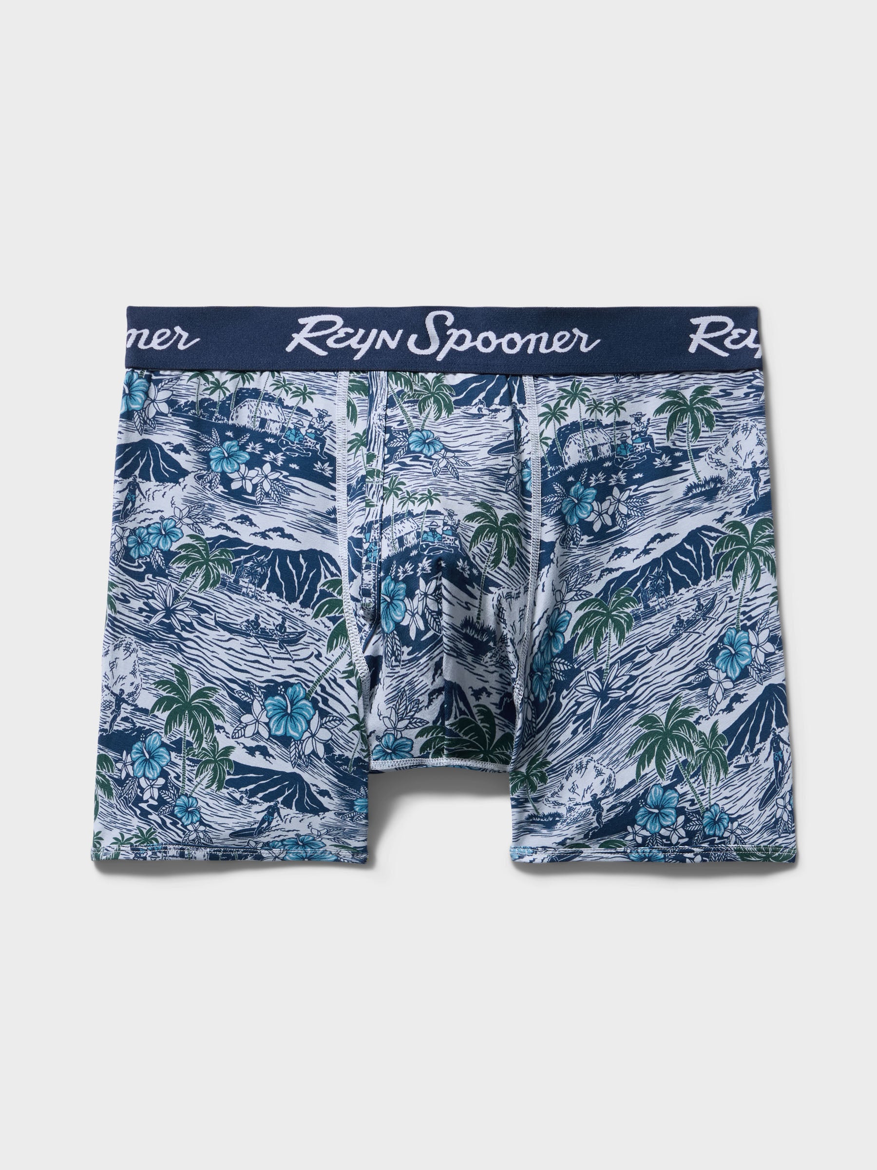 Reyn Spooner PARADISE FOUND BOXER BRIEFS in PEARL BLUE