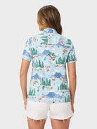 Reyn Spooner A LOONEY TUNES CHRISTMAS ABBY TOP in BLUE