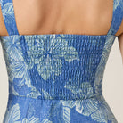 Reyn Spooner ALOHA BISCUS EMELINE DRESS in BLUE HORIZON