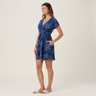 Reyn Spooner ANUENUE FALLS DREW DRESS in DRESS BLUES