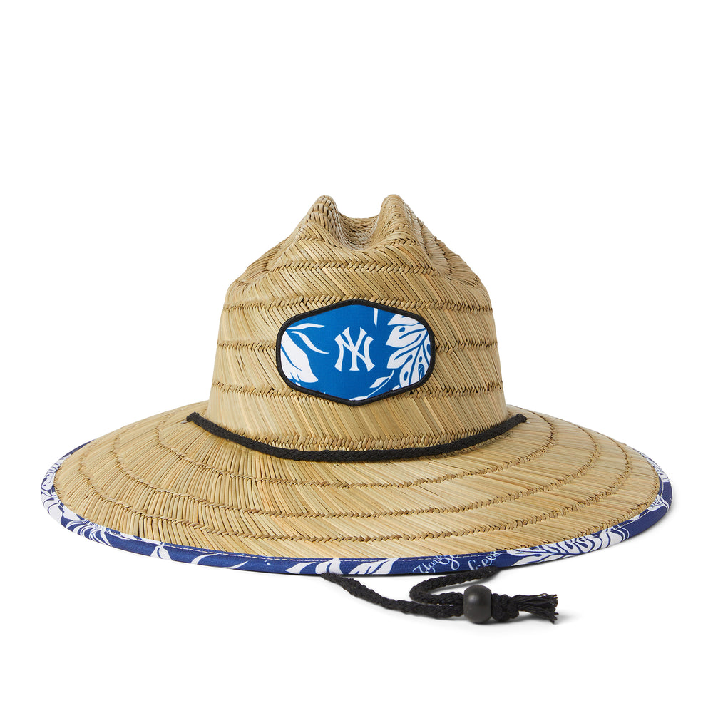 Reyn Spooner NEW YORK YANKEES ALOHA STRAW HAT in NAVY