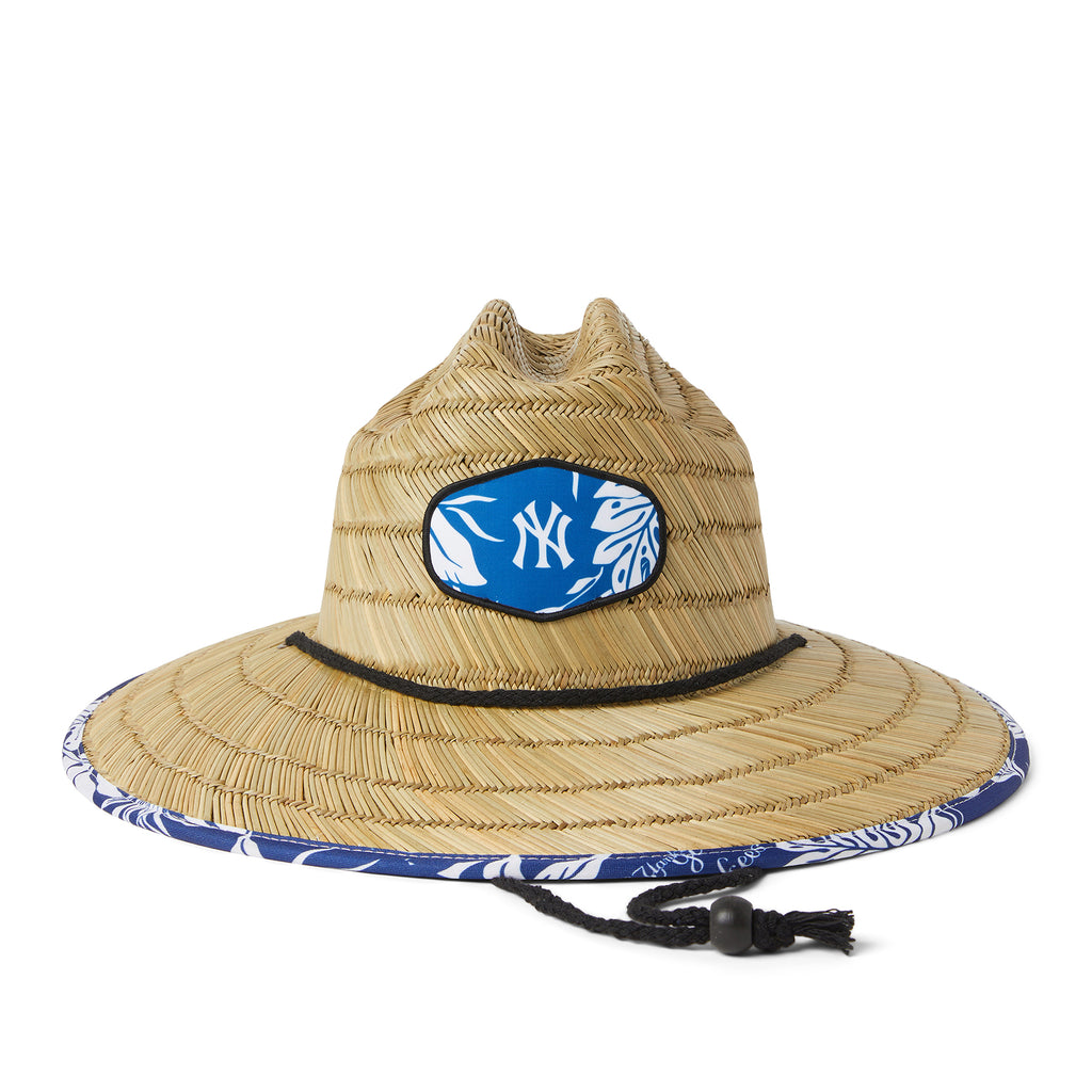 Reyn Spooner NEW YORK YANKEES ALOHA STRAW HAT in NAVY