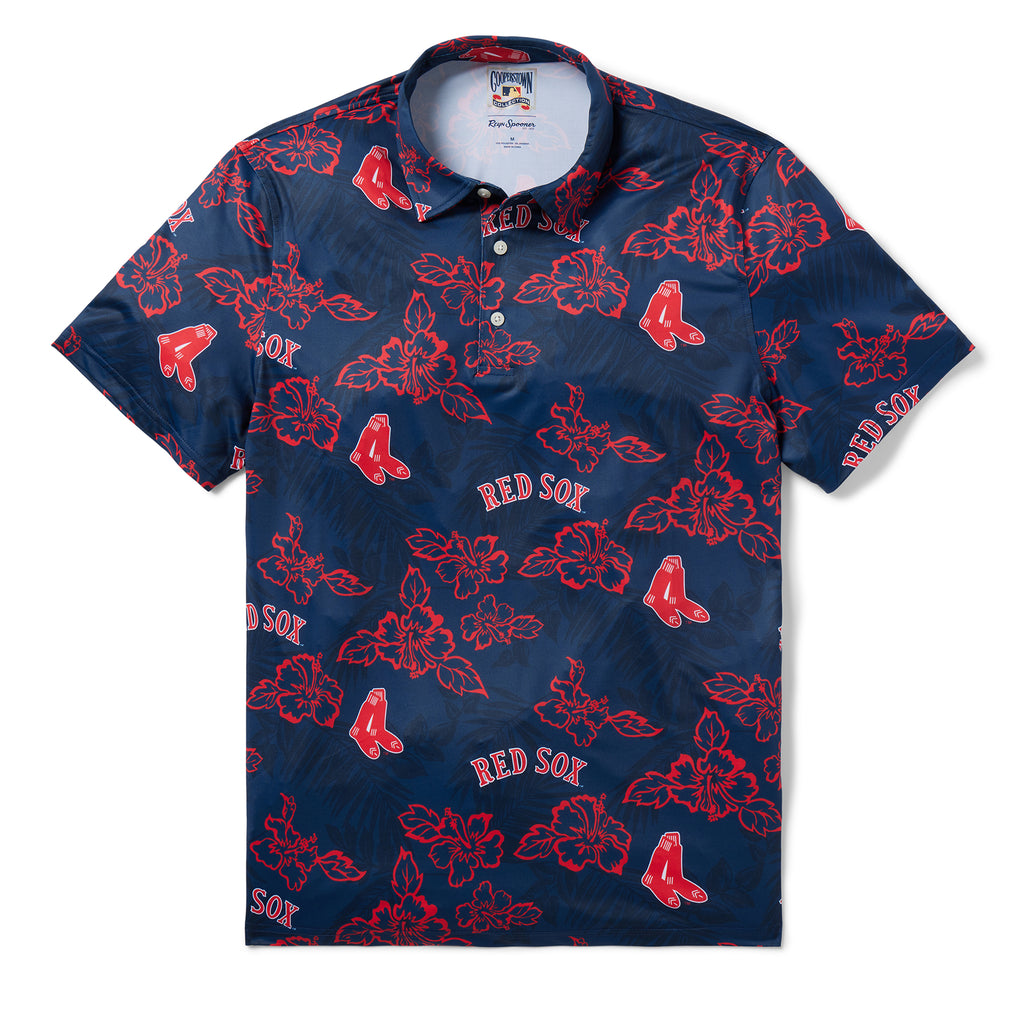 Reyn Spooner BOSTON RED SOX 1933 COOPERSTOWN PERFORMANCE POLO in NAVY