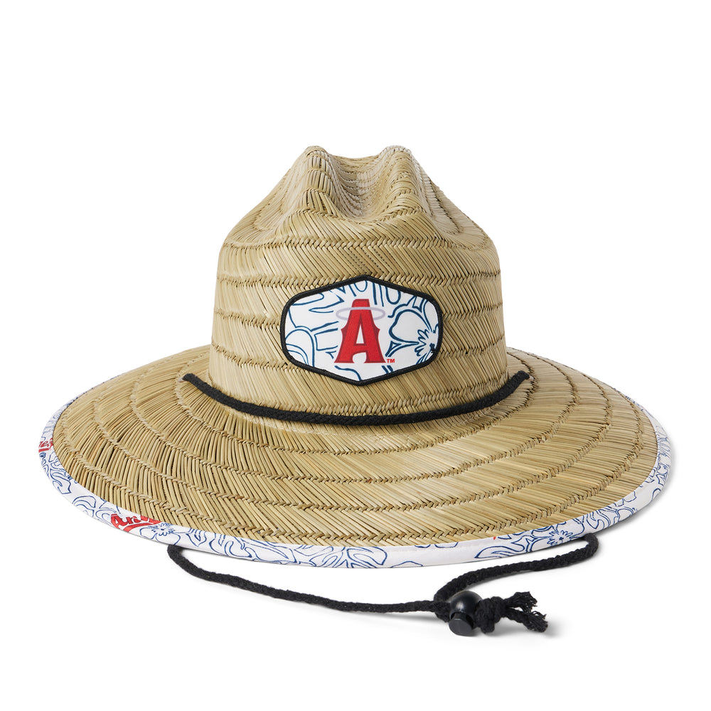 Reyn Spooner LOS ANGELES ANGELS CITY CONNECT STRAW HAT in NATURAL