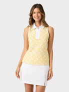 Reyn Spooner BLOSSOM HARMONY BLAKE TOP in YELLOW