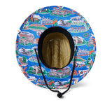 Reyn Spooner UNIVERSITY OF FLORIDA SCENIC STRAW HAT in BLUE