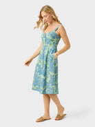 Reyn Spooner COSTA RICA EMELINE DRESS in QUIET GREEN
