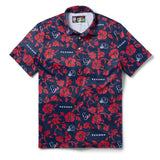 Reyn Spooner HOUSTON TEXANS PUA PERFORMANCE POLO in DARK NAVY