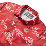 Reyn Spooner SAN FRANCISCO 49ERS THROWBACK PERFORMANCE POLO in RED