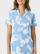 Reyn Spooner FRANJIPANI LIZZY PERFORMANCE DRESS in BLUE