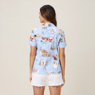 Reyn Spooner FROSTY THE SNOWMAN™ ABBY TOP in ARCTIC ICE