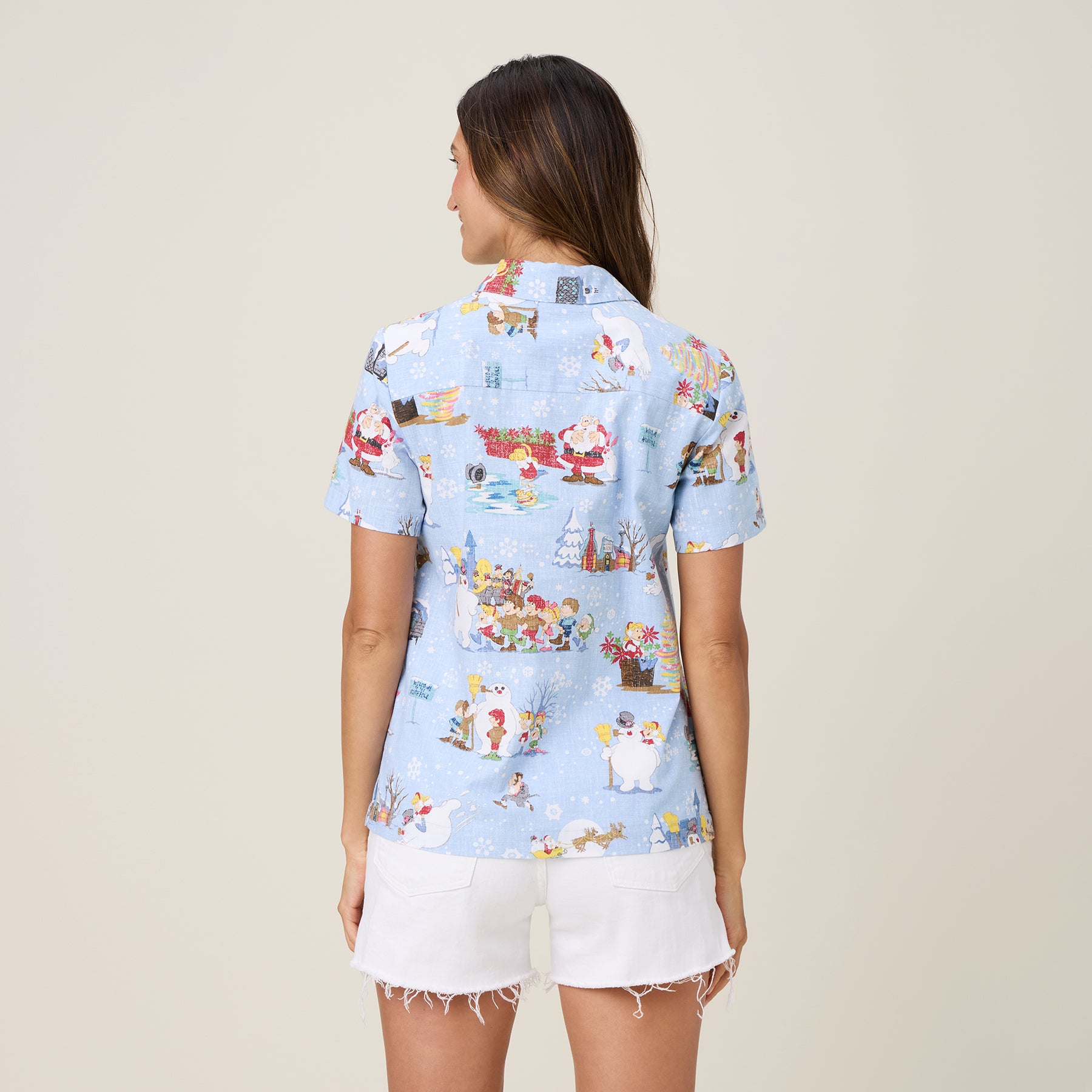 Reyn Spooner FROSTY THE SNOWMAN™ ABBY TOP in ARCTIC ICE