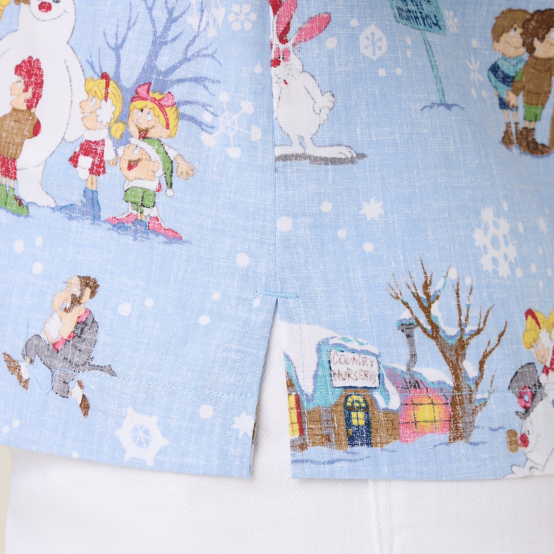 Reyn Spooner FROSTY THE SNOWMAN™ ABBY TOP in ARCTIC ICE