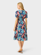 Reyn Spooner GLORIOSA LILY HANNAH DRESS in NAVY