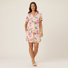 Reyn Spooner HANAMALU SARAH DRESS in LIGHT CORAL