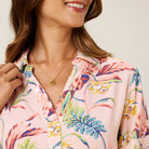 Reyn Spooner HANAMALU SARAH DRESS in LIGHT CORAL