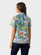 Reyn Spooner HARRY POTTER: HOGWARTS MAGICAL JOURNEY ABBY TOP in CAPTAIN'S BLUE