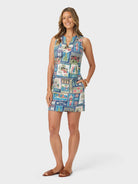Reyn Spooner HAWAIIAN CHRISTMAS 2026 LYDIA DRESS in NAVY