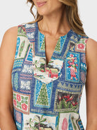 Reyn Spooner HAWAIIAN CHRISTMAS 2026 LYDIA DRESS in NAVY