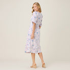 Reyn Spooner HO'OMALUHIA GARDEN ARIA DRESS in OFF WHITE